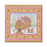 ginger_house_3d Cropped Refrigerator Magnets