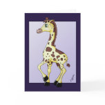 Ginger the Giraffe Greeting Card
