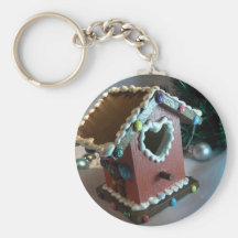Gingerbread Birdhouse I Keychains