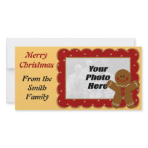 Gingerbread Christmas Photo Cards