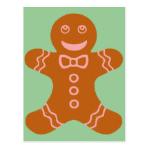 Gingerbread Christmas Post Cards