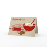 Gingerbread Christmas Recipe Cards