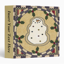 Gingerbread Cookie Avery Binder