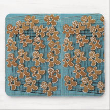 gingerbread cookie mousepads