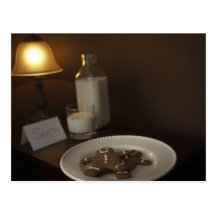 Gingerbread Cookies Santa Claus Post Cards