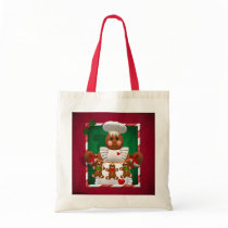 Gingerbread Family: Bakery Girl Tote Bags