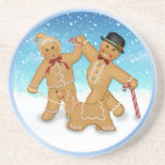 Gingerbread Family Beverage Coasters