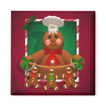 Gingerbread Family: Funny Baker