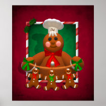 Gingerbread Family: Funny Baker
