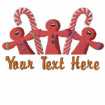 Gingerbread Fun Embroidered Polo Shirt