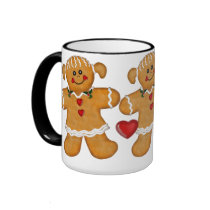 Gingerbread Fun - Woman Coffee Mugs