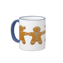 Gingerbread Girl & Boy Mug
