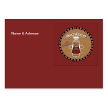 Gingerbread Girl Business Card Template