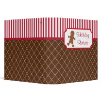 Gingerbread Holiday Recipe Binder