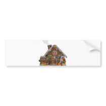 Gingerbread House Bumper Sticker