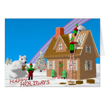 Gingerbread House Card