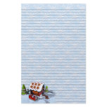 Gingerbread House Holiday Writing Paper Personalized Stationery