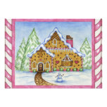 Gingerbread House Invitation