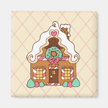 Gingerbread House  Magnet