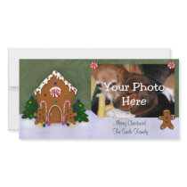 Gingerbread House Photo Card