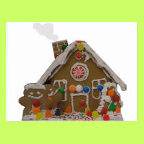 Gingerbread House postcards