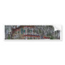 gingerbread house Savannah Georgia art painting Bumper Stickers