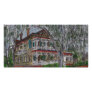 gingerbread house Savannah Georgia art painting Picture Card