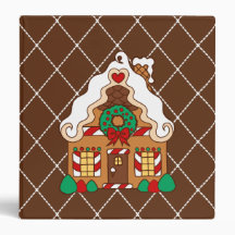 Gingerbread House Scrapbook Binder