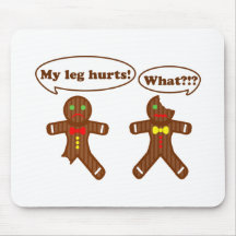 Gingerbread Humour Mousepads