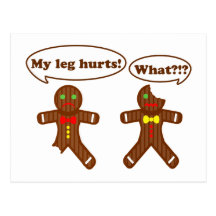 Gingerbread Humour Post Card