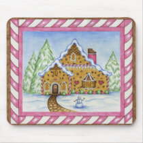 Gingerbread Lodge Mouse Pad