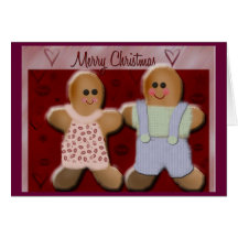 Gingerbread Man and Wife Cards
