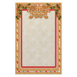 Gingerbread Man and Woman stationery
