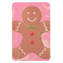 Gingerbread Man Art Magnet