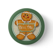 Gingerbread Man - Bite Me Pin