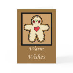 gingerbread man greeting card