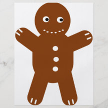 gingerbread man custom flyer