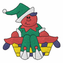 Gingerbread Man Embroidered Shirt