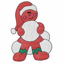 Gingerbread Man Embroidered Shirt