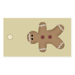 Gingerbread Man Hang Tag or Gift Tag Business Card