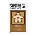 gingerbread man postage