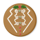 Gingerbread Man Tuxedo Refrigerator Magnets