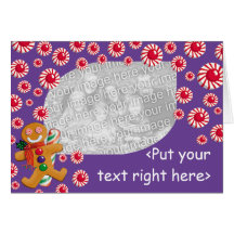 GINGERBREAD & PEPPERMINT Card