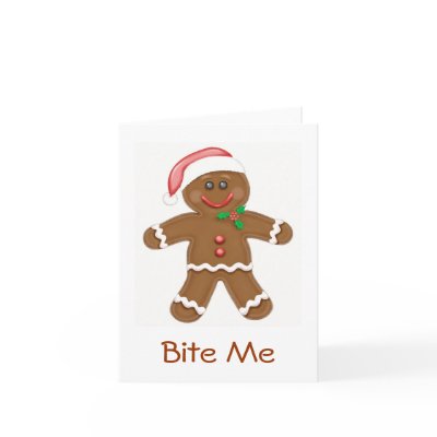 Gingerbread Santa Card by elizdesigns