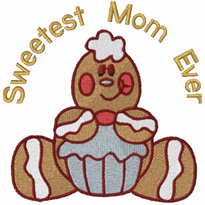 Gingerbread Sweetest Mom by Embroidery4U