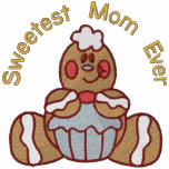 Gingerbread Sweetest Mom embroidered shirts