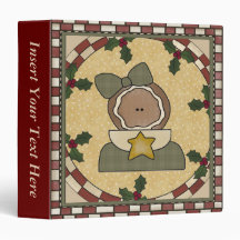 Gingerbread Xmas Avery Binder