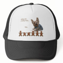 gingerbread_Yorkshire Terrier Trucker Hat