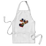 Gingergread Men Hearts Aprons
