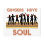 Gingers have Souls Train Postcard